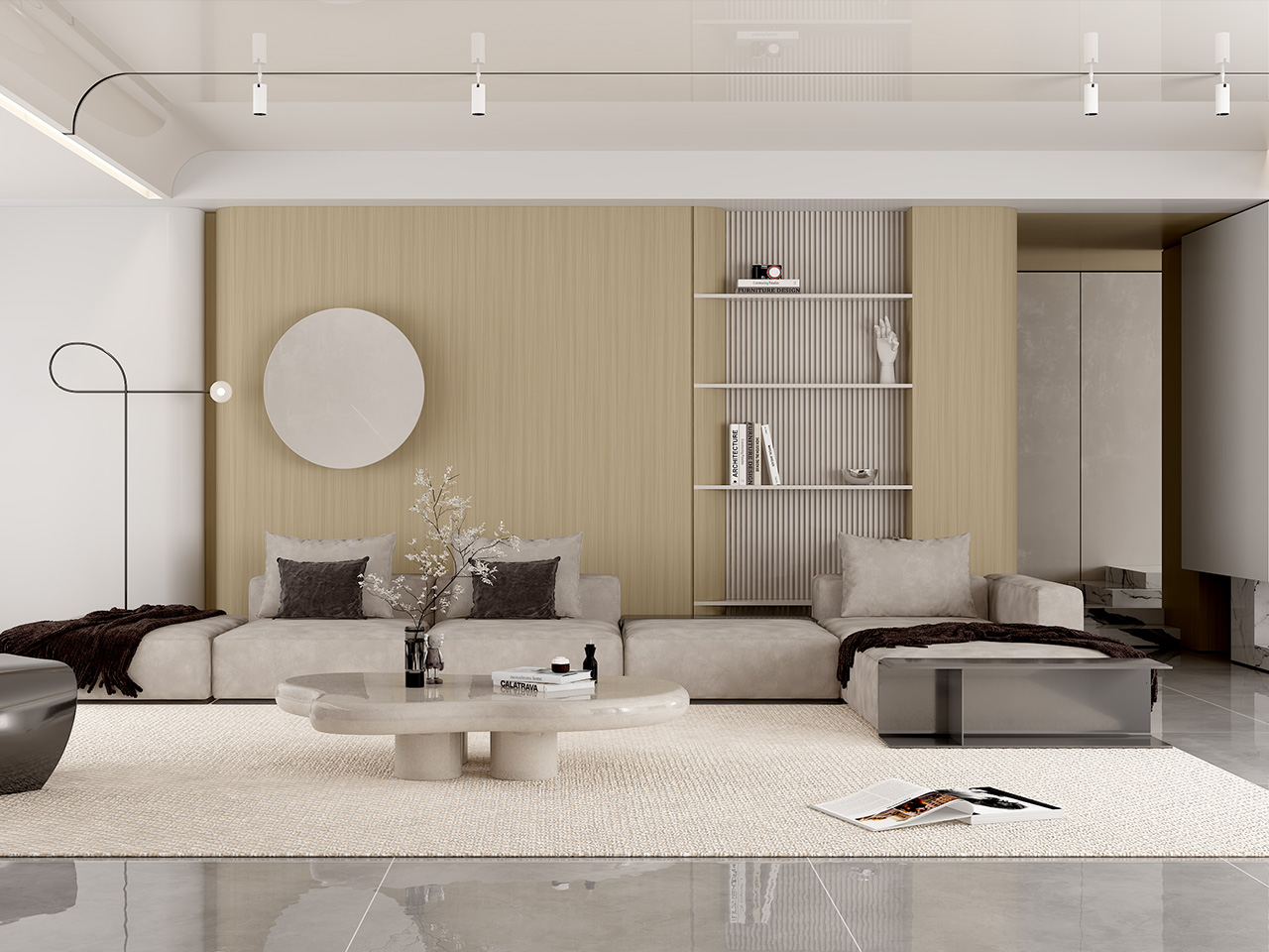 麦卡白橡生态板-板材全屋定制案例