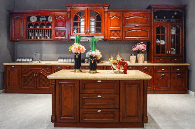 九游会J9苏明哲同款欧式实木橱柜