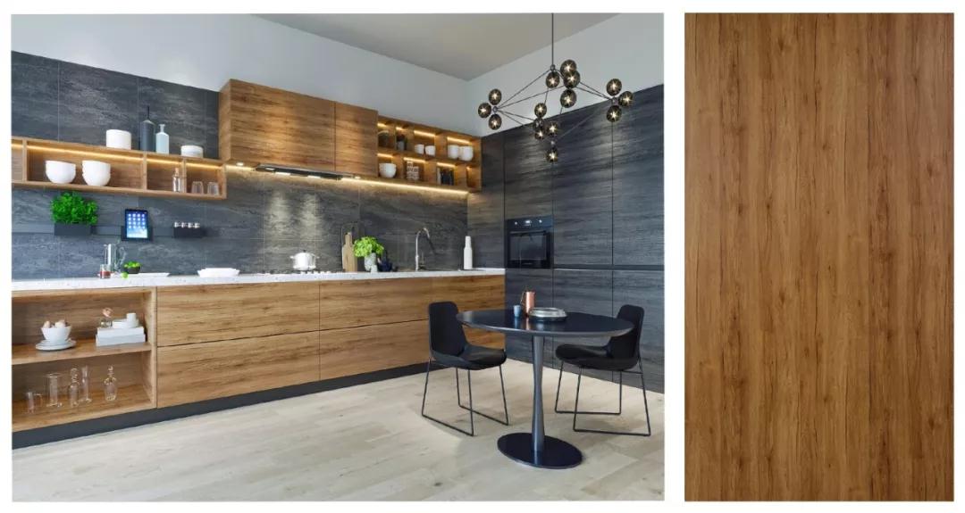 九游会J9生态板免漆板巴西古橡花色