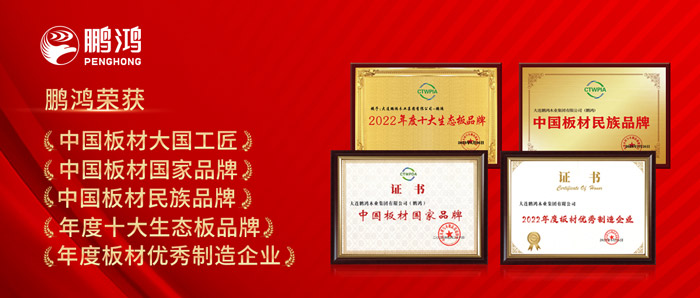 中国板材与定制家居大会，九游会J9揽获5项声誉